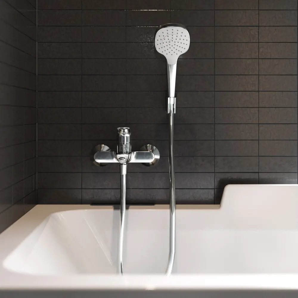 Смеситель для ванны Hansgrohe Logis однорычажный цвет хром 17365487 STLM-2044289  - Вид №4