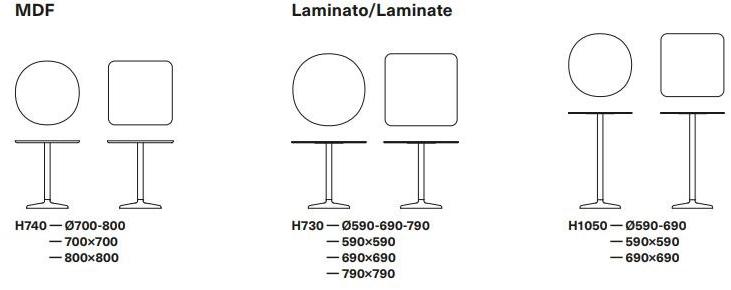 B-LINE Круглый высокий стол sun-id-1505836 - Вид №2