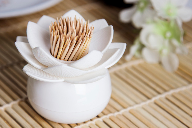 Держатель для зубочисток белый Lotus QUALY  00-3871242 Белый  - Вид №1