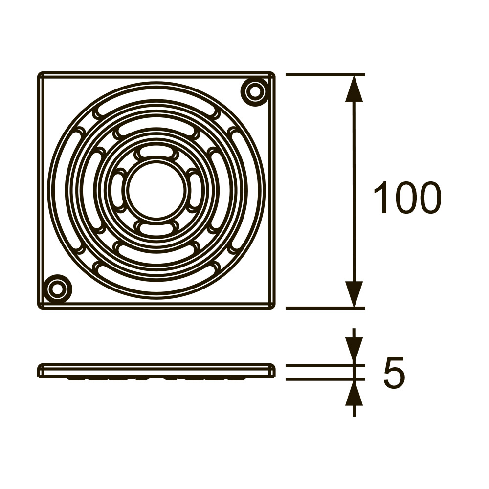 3665000 Решетки Tece  - Вид №1