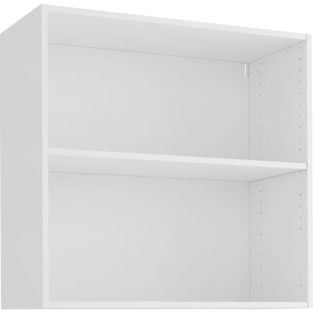 Навесной кухонный шкаф Konsensa белый 80×77×35 см с регулируемой полкой 89410800 STLM-1565568