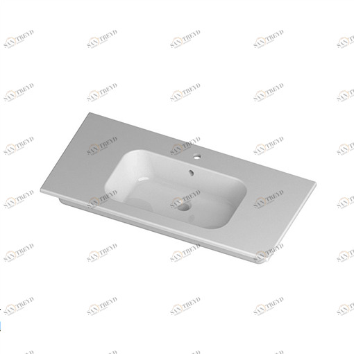 QS10646101 Встроенная раковина под столешницу овальная Disegno Ceramica 