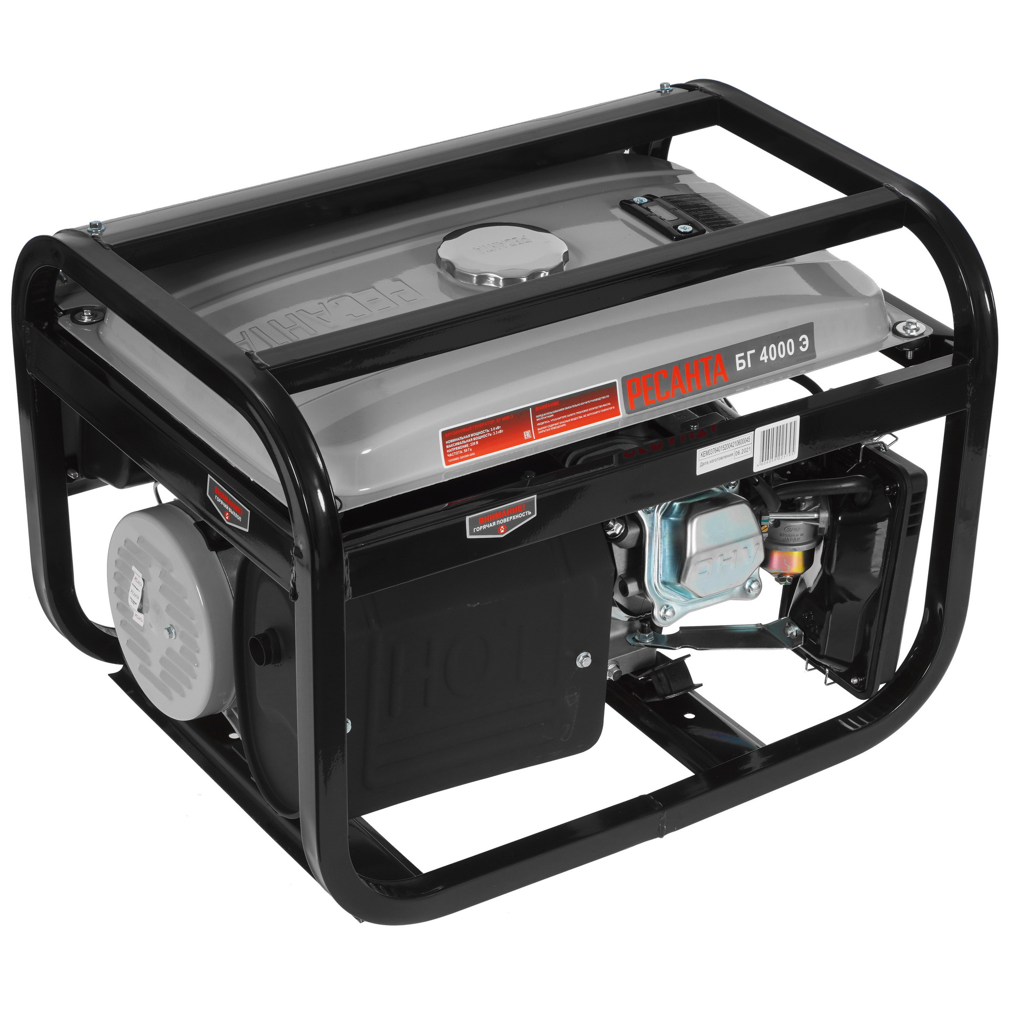 Электрогенератор   бензиновый Ресанта БГ 4000 Э 8164970 STDN-0066930 - Вид №1