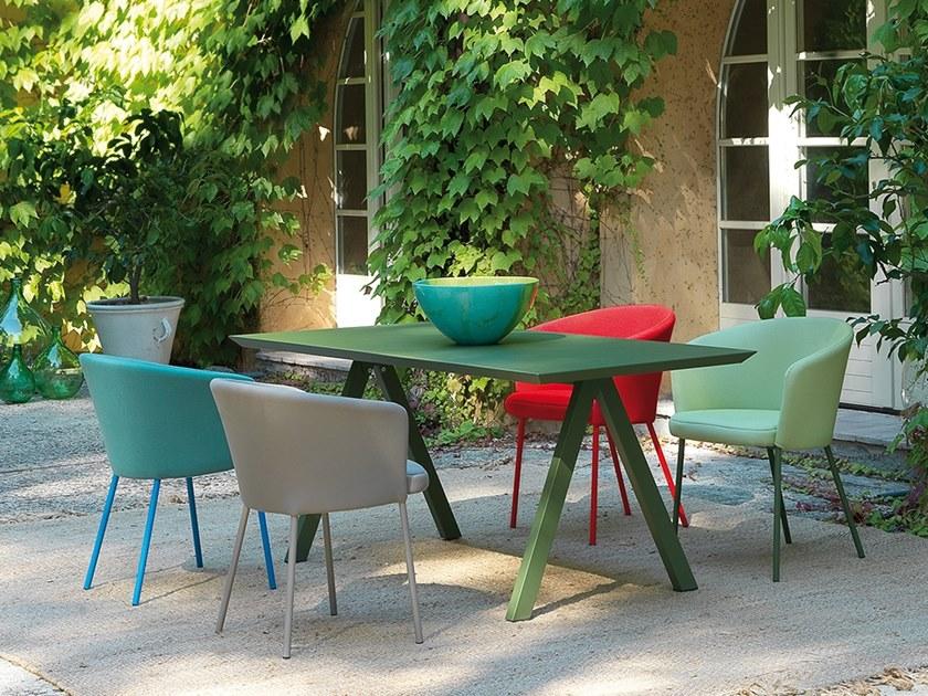 Vermobil Прямоугольный керамический садовый стол Desiree De18580 - Вид №5