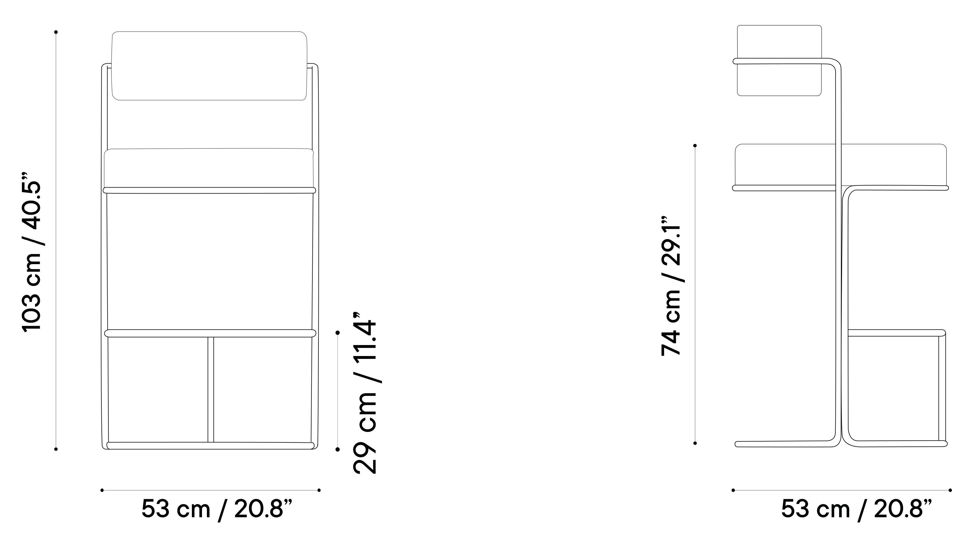 Стальной высокий садовый стул со спинкой iSimar Paradiso ARCH-00089697 - Вид №16
