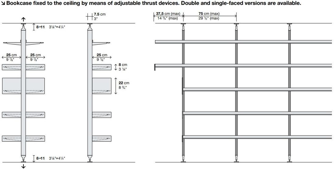 Kristalia Книжный шкаф из алюминия sun-id-1441942 - Вид №7