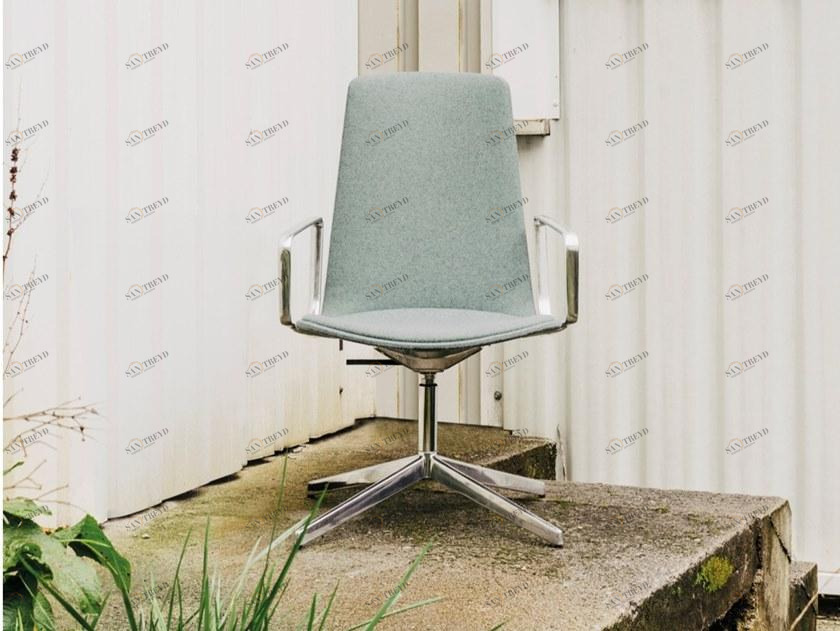 ENEA Офисный стул из ткани с 4 спицами и подлокотниками Lottus conference sun-id-1362390