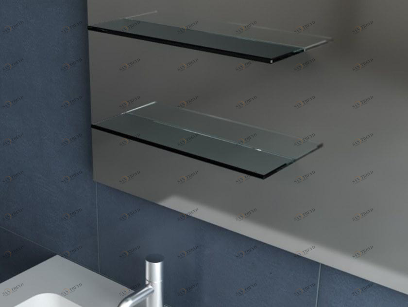 MOMA Design Зеркало с полкой для ванной sun-id-1362697