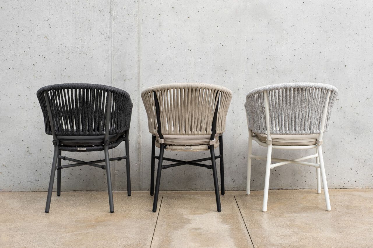 Алюминиевый садовый стул с подлокотниками DRIGANI Gaia-Belize ARCH-00023692 - Вид №2