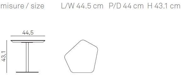 Gruppo Tomasella Лакированный журнальный столик для гостиной sun-id-1420347 - Вид №1