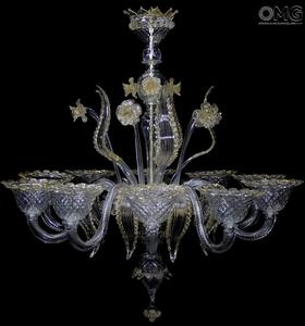 1309 ORIGINALMURANOGLASS Люстра Ка Бембо - Венецианская Коллекция - муранское стекло OMG 110 см