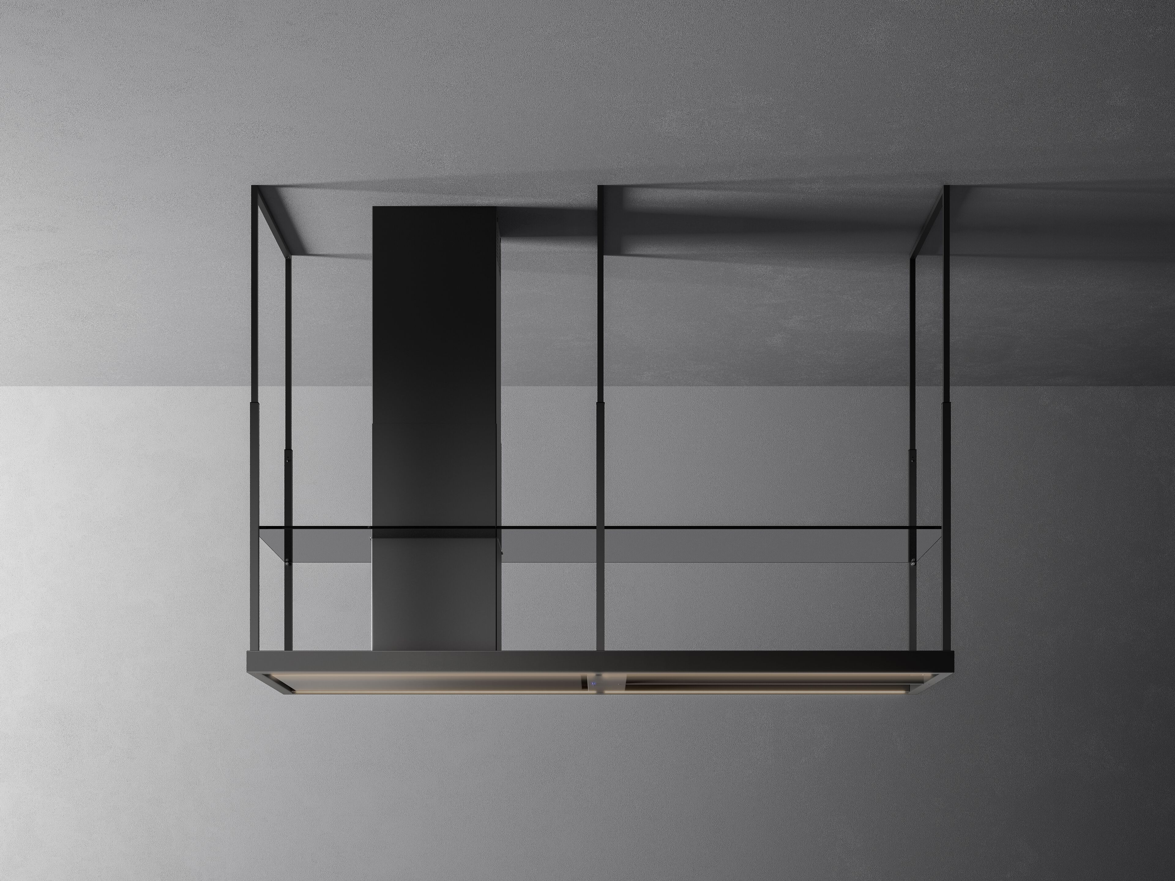 Окрашенная стальная островная вытяжка со встроенным освещением Falmec дизайн ARCH-00072190