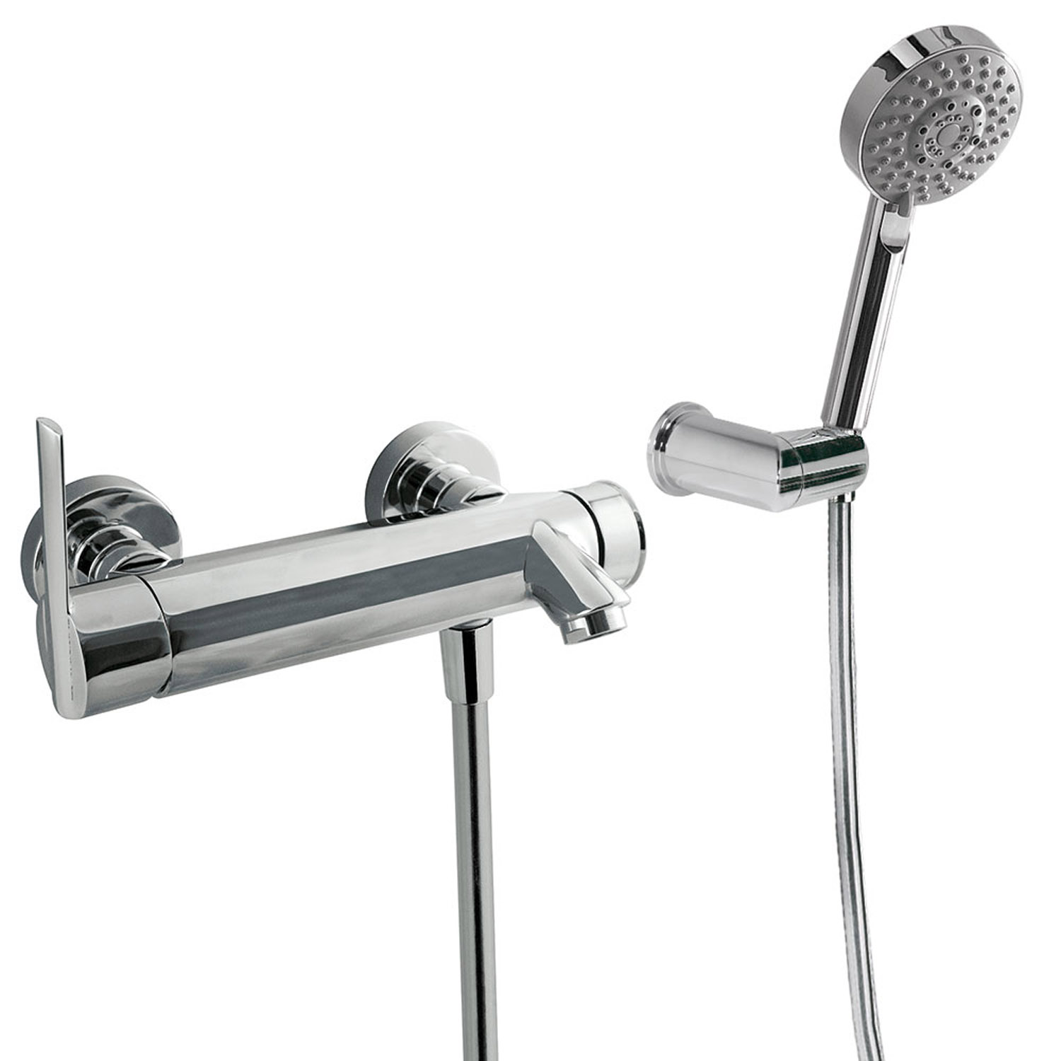 LEX-ALP Настенный смеситель для ванны и душа с одной ручкой-181474 TRES