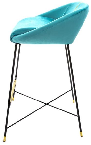 Seletti Высокий табурет из ткани со спинкой Seletti wears toiletpaper 16173 - Вид №2