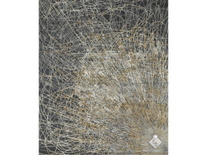 Прямоугольный ковер из бамбукового шелка и шерсти