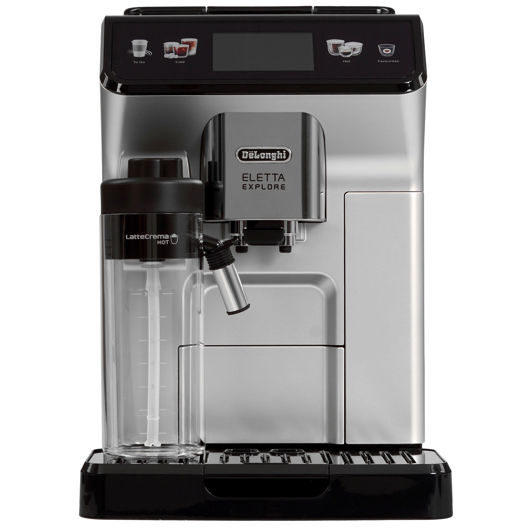 5076591 Кофемашина автоматическая DeLonghi ECAM 450.55 S серебристый STDN-0046503 - Вид №1