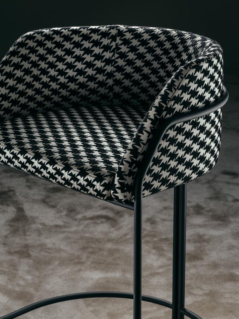 GIOPAGANI Высокий стул с обивкой Esprit noir sun-id-1463229 - Вид №2