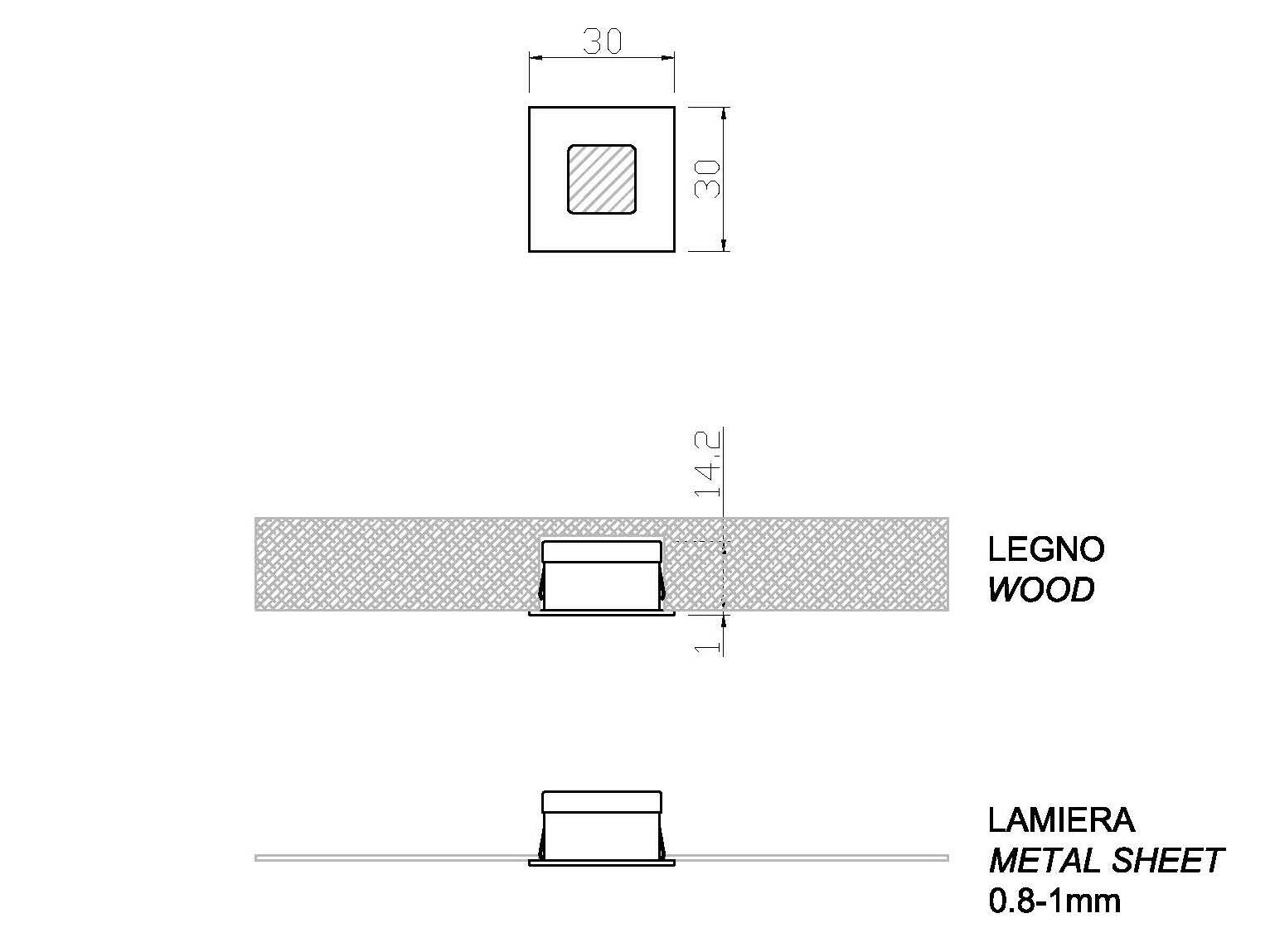 Алюминиевый квадратный светодиодный светильник Metalarredo LOKI ARCH-00146202 - Вид №1