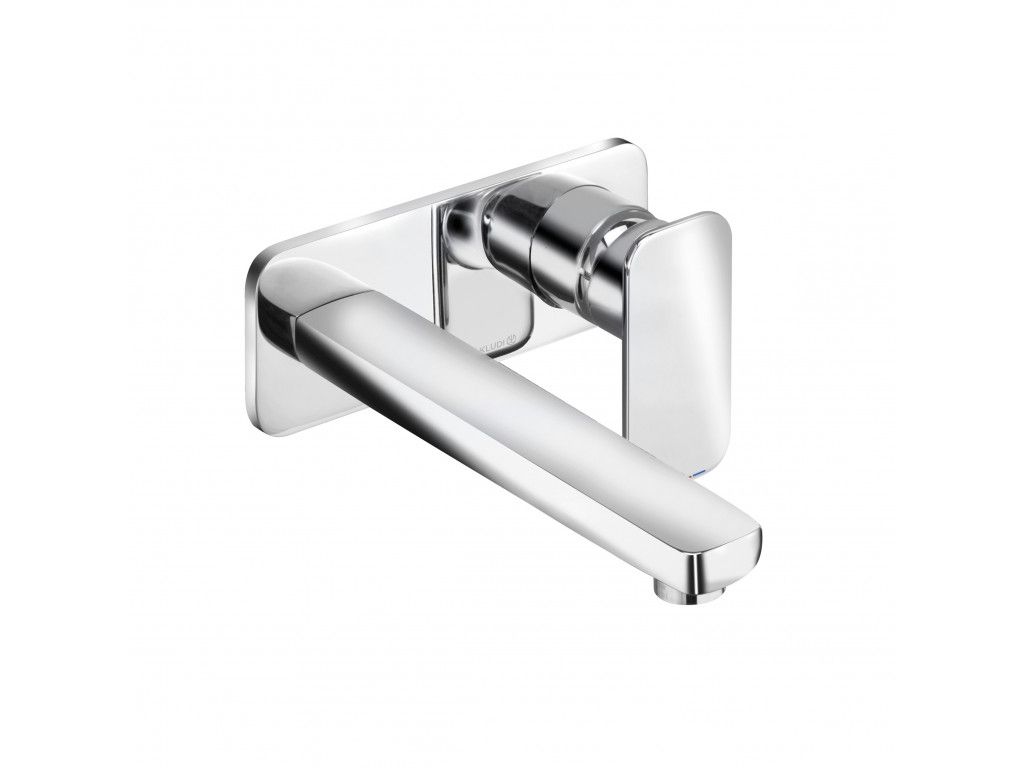 492450575 смеситель для умывальника для настенного монтажа KLUDI E2 хром 