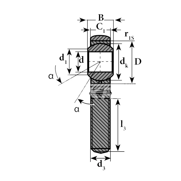 IS2626 Шарнирный наконечник TSML12CSS ISKRA  - Вид №1