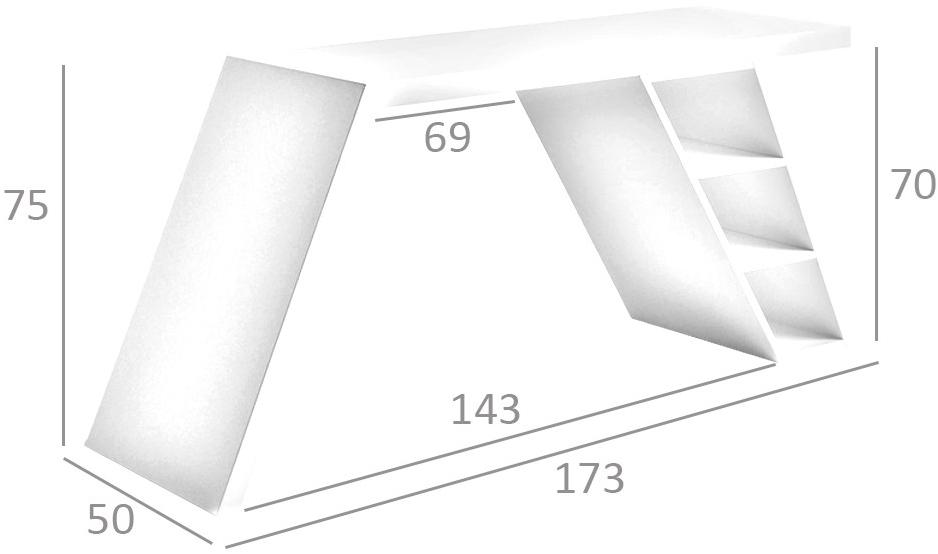 Angel Cerdá Деревянный стол с полками Urban deco 3088 Angel Cerda - Вид №4