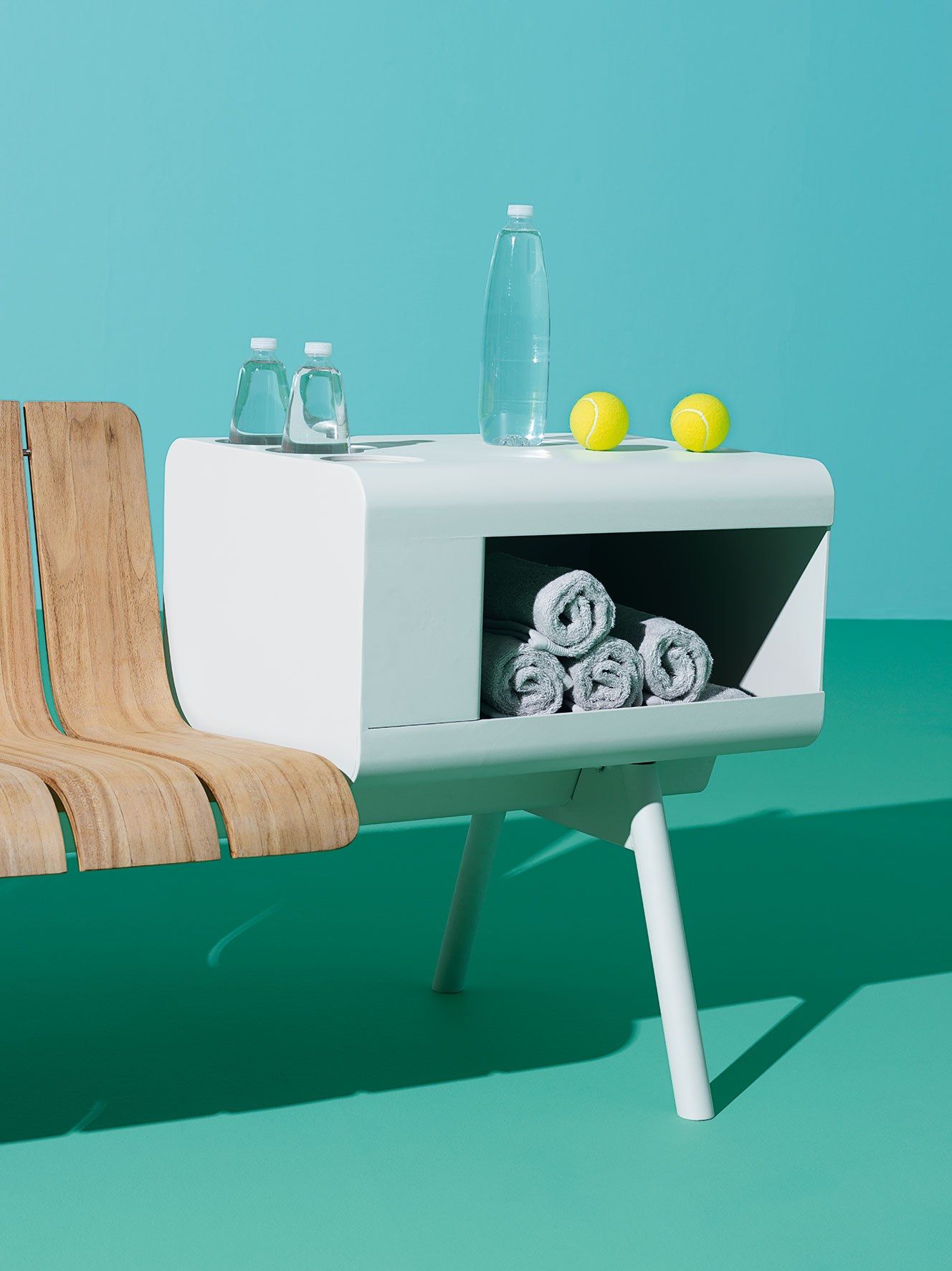 Алюминиевая и деревянная скамья со спинкой Ethimo Ace ARCH-00122616 - Вид №47