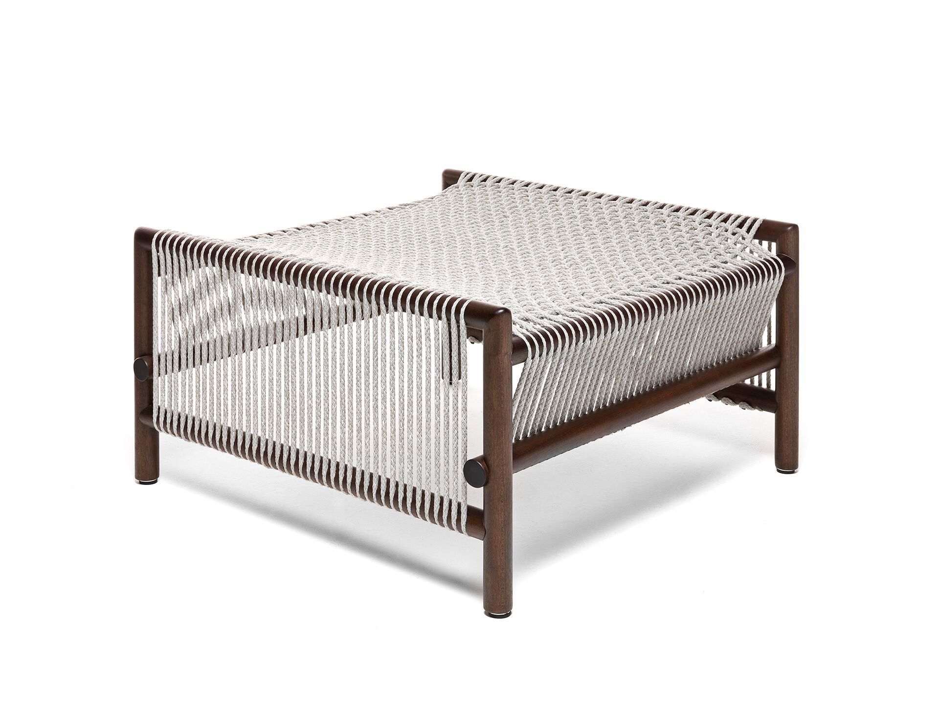 Садовая подставка для ног из веревки и красного дерева Exteta джунгли ARCH-00072561 - Вид №2