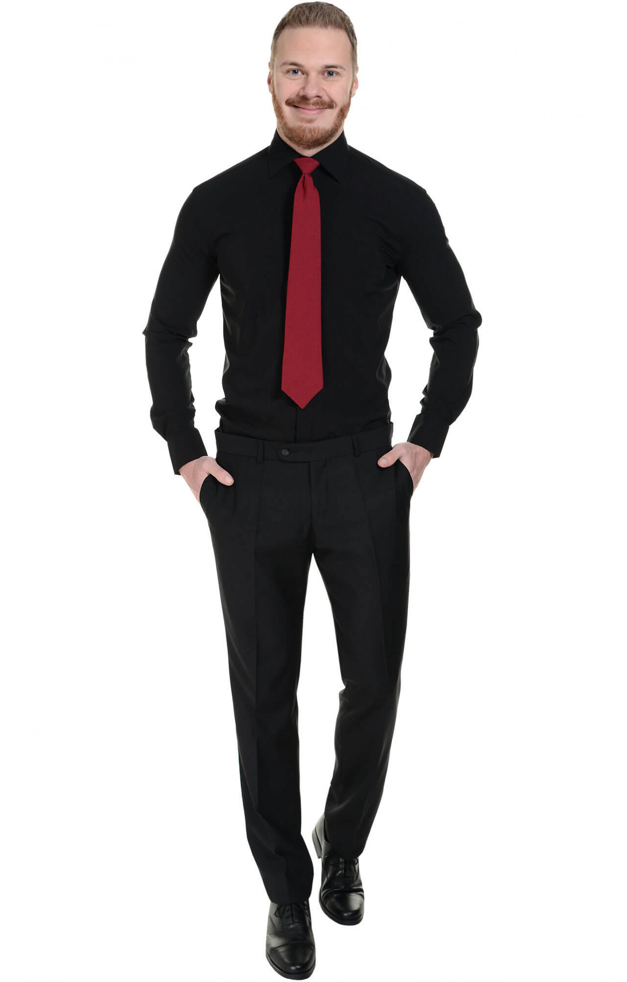 60315 Галстук на резинке бордо  Офисная одежда  размер Спецодежда 