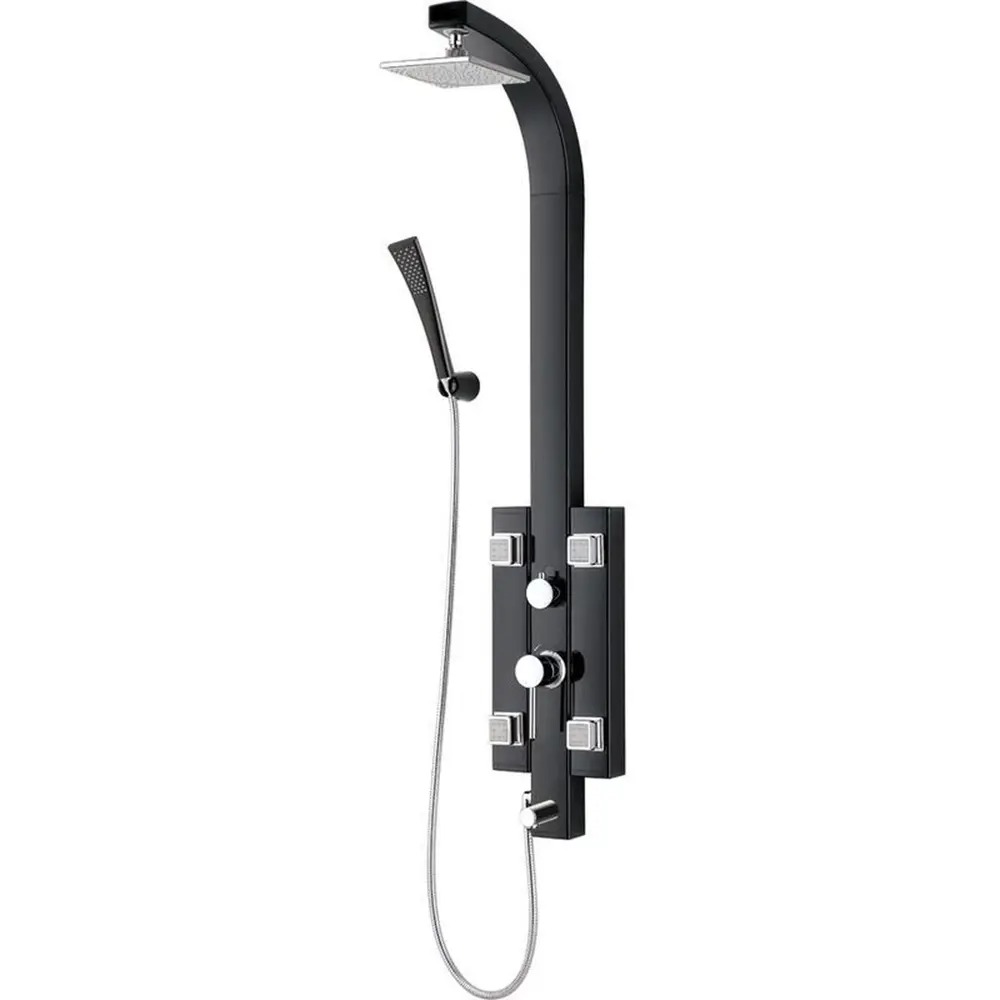 Панель душевая Vidage Troya, цвет чёрный Без серии STLM-2154030