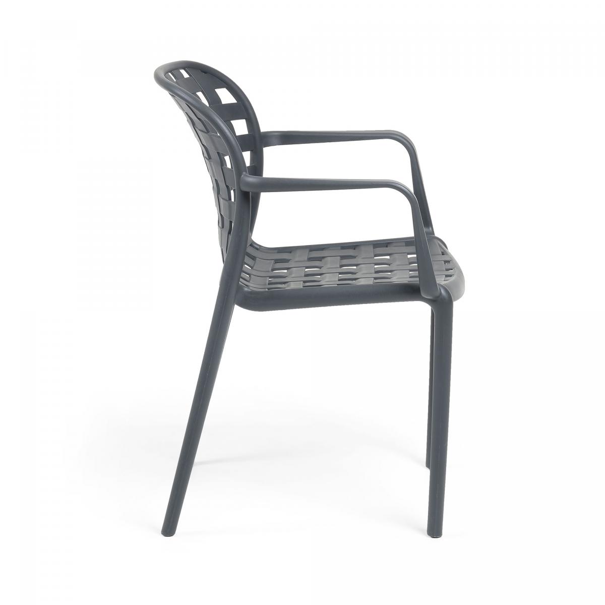 067743 Кресло Onha темно-серое La Forma Isa - Вид №1