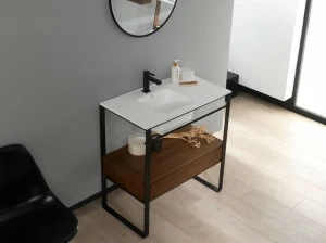 Напольная раковина стоящая овальная KRION Modul