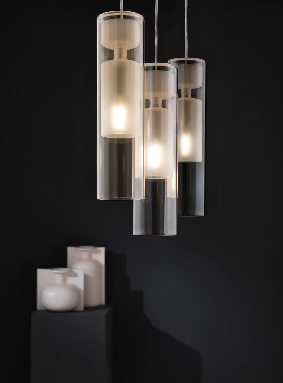 Металлический подвесной светильник из боросиликатного стекла Cangini & Tucci ARCH-00032944 - Вид №2