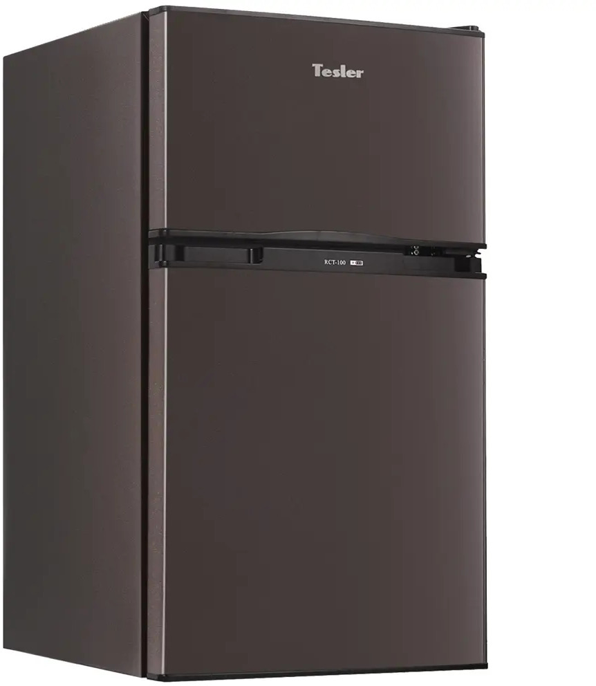 91650768 Отдельностоящий холодильник Tesler RCT-100 45.5x83.2 см цвет темно-коричневый STLM-0875051