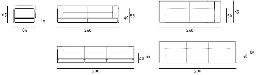 3-местный садовый диван Living Divani открытый провод ARCH-00086246 - Вид №3