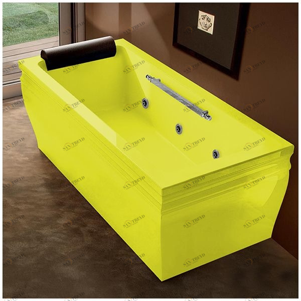 Ванна с гидромассажем жёлтая Gruppo Treesse Blanque 1880 V168B-SX-Z VTLV168BSXZ