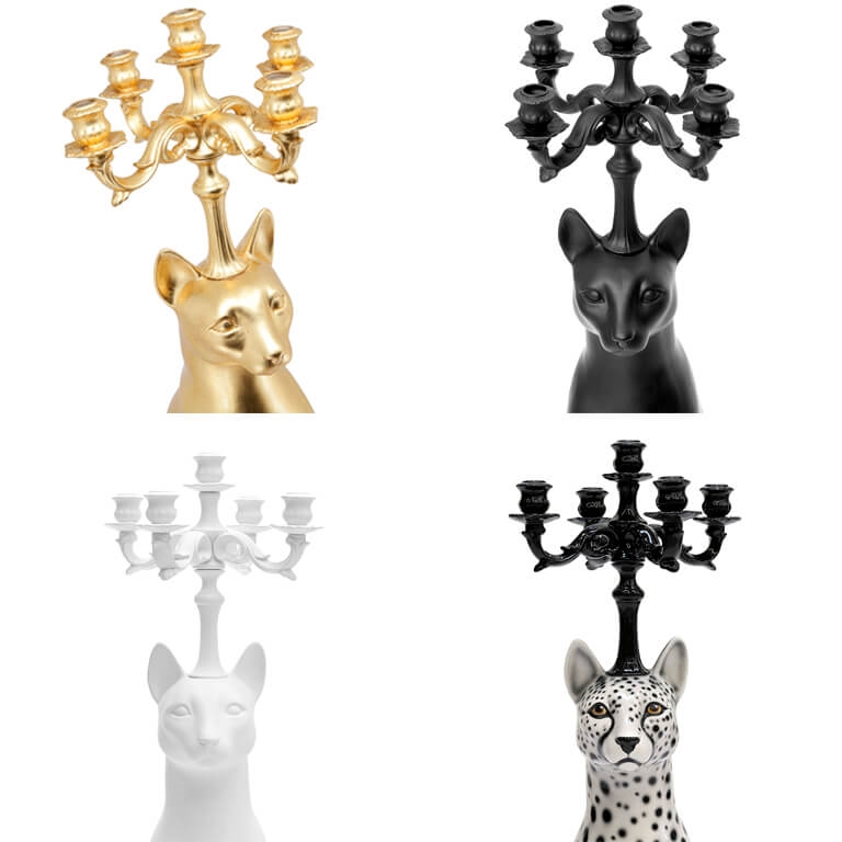 600487-90 ABHIKA СВЕЧА.ЕГИПЕТСКИЙ КОШКА BLACK  - Вид №5