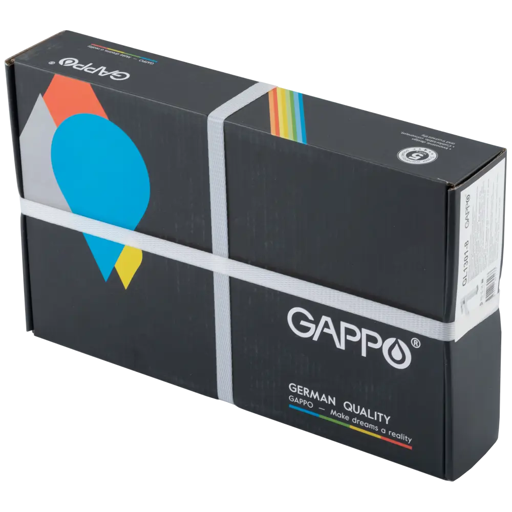 Смеситель GAPPO Eder для раковины с высоким изливом и хромированным покрытием 89359051 STLM-0985561 - Вид №8