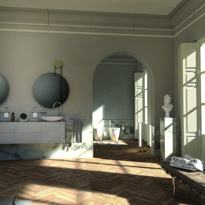 B2802 Стакан настенный COLOMBO LAND Colombo Design - Вид №2