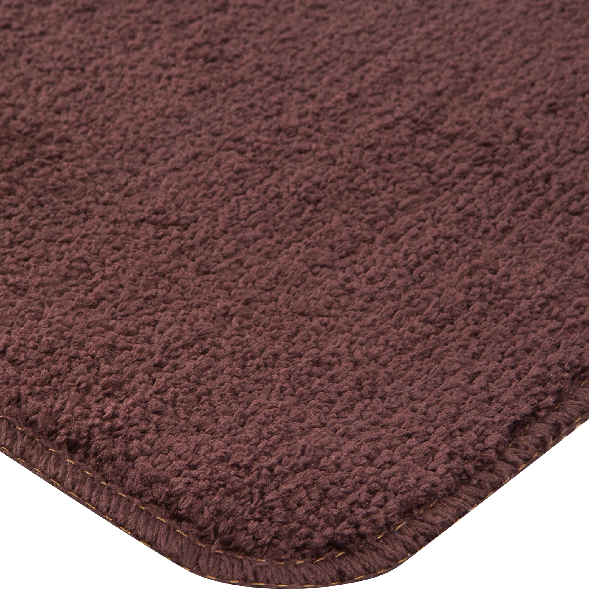 82490620 Коврик для туалета 45x45 см цвет коричневый Presto Santreyd  - Вид №1