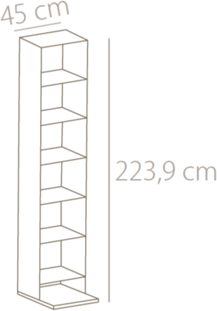 Punt Деревянный книжный шкаф в современном стиле sun-id-1417011 - Вид №1