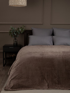 93775838 Плед 150*200 см Коричневый Deco STLM-0569863 TEXREPUBLIC
