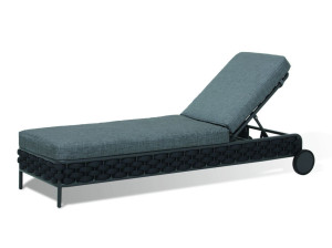 Шезлонг с откидной спинкой
