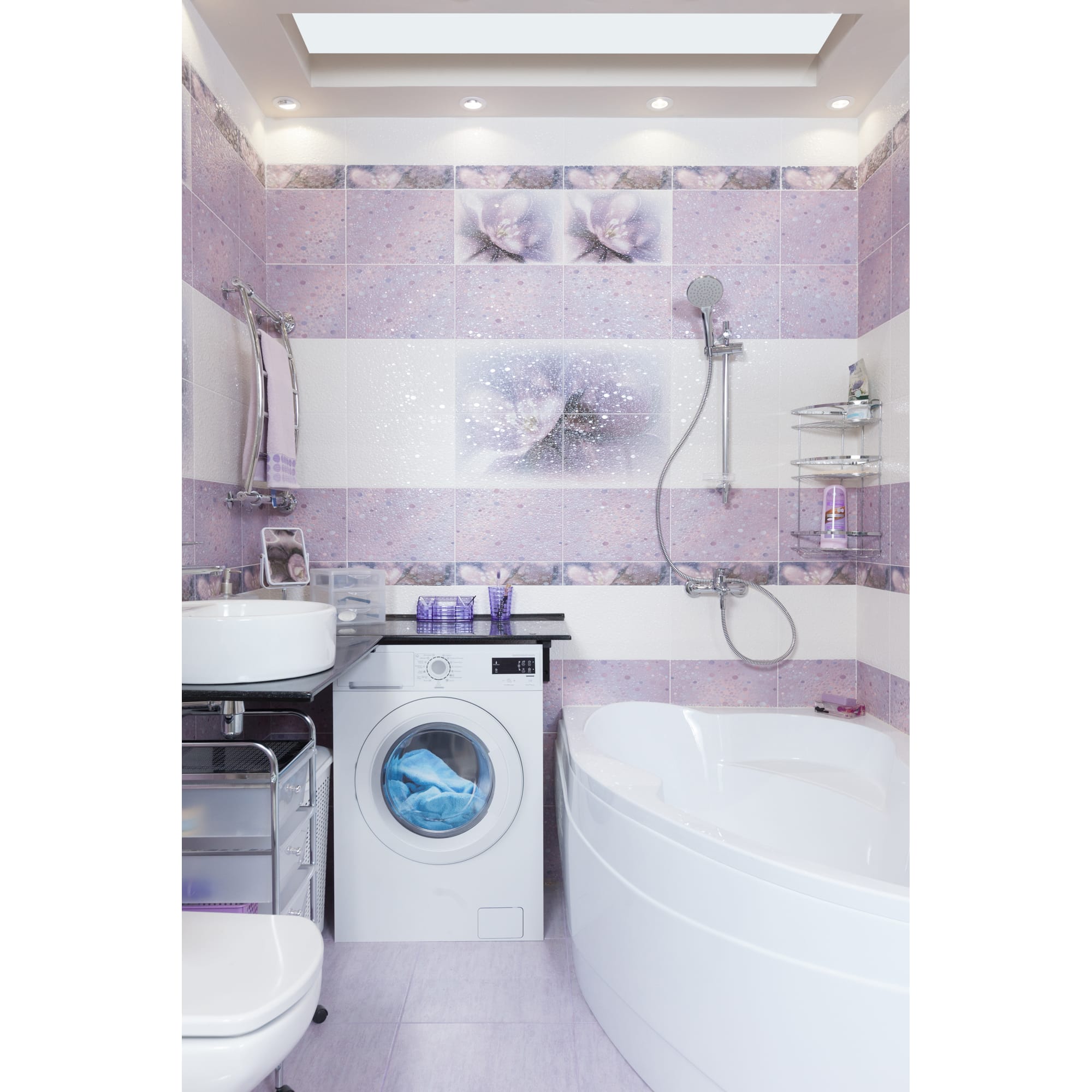 16295392 Декор « ВС7ЛЛ023» 36.4х24.9 см цвет фиолетовый Лила Santreyd  - Вид №3