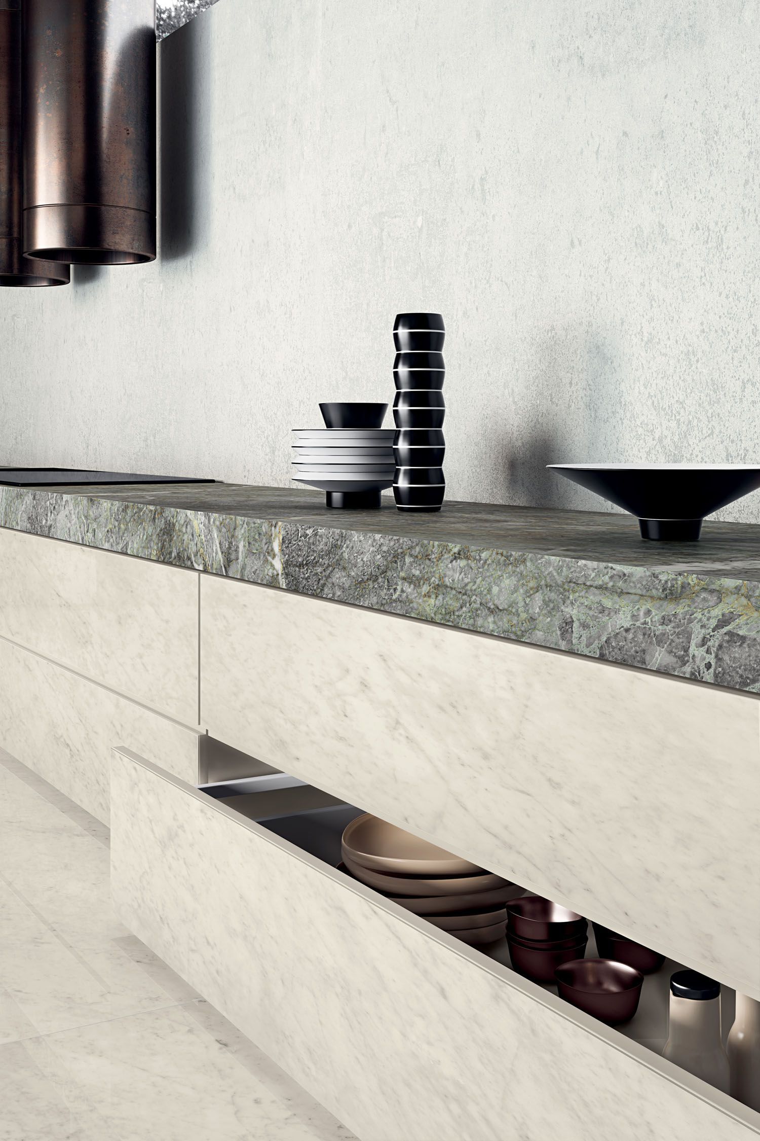 Керамогранит / напольное покрытие из ламинированного керамогранита с мраморным эффектом COTTO D'ESTE Starlight ARCH-00118724 - Вид №3