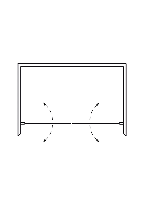 1450591 Красивый Душ Igloo Pro Double 70X80 Frostat Hafa Матовый  - Вид №2