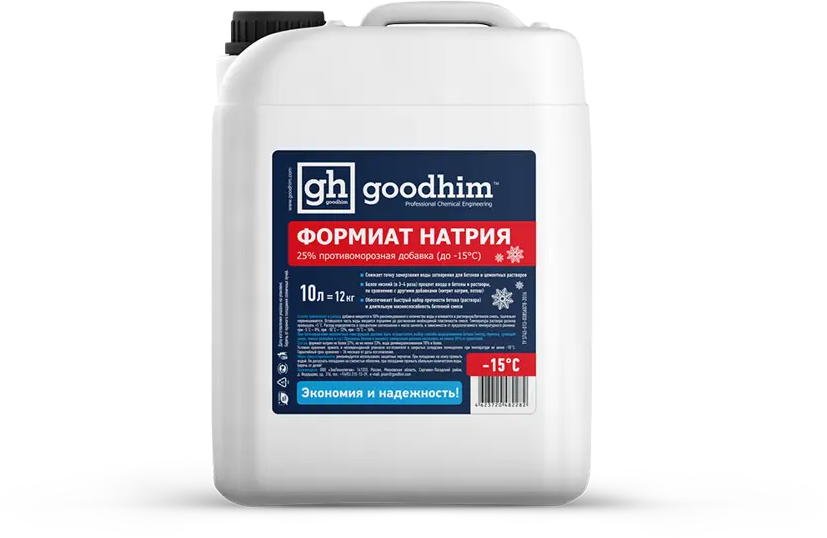 90815117 Противоморозная добавка Goodhim ФН-25% 10 л STLM-1015876