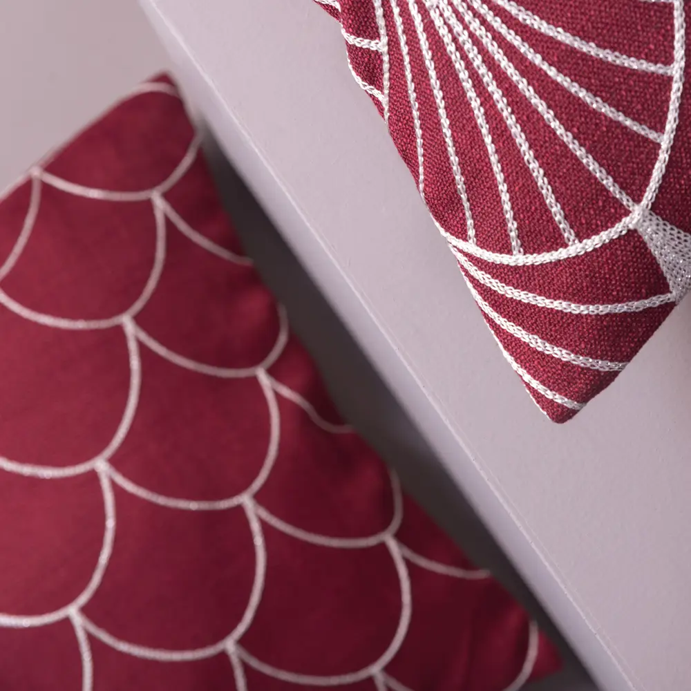 Подушка Great Gatsby 40х40 см цвет красный WESS STLM-2004714 - Вид №4