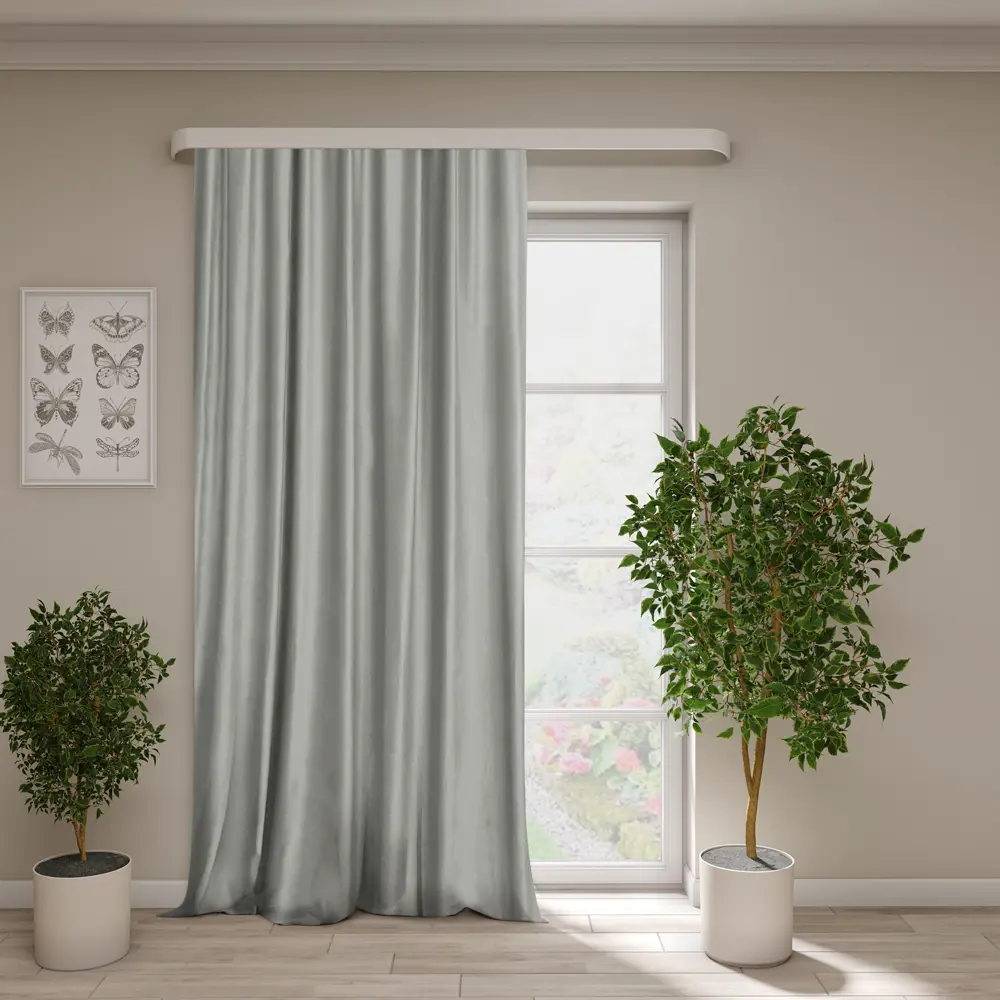 Santreyd Бархат бежевый — ткань для штор с теплоизоляцией 82861234 STLM-0037311 - Вид №3