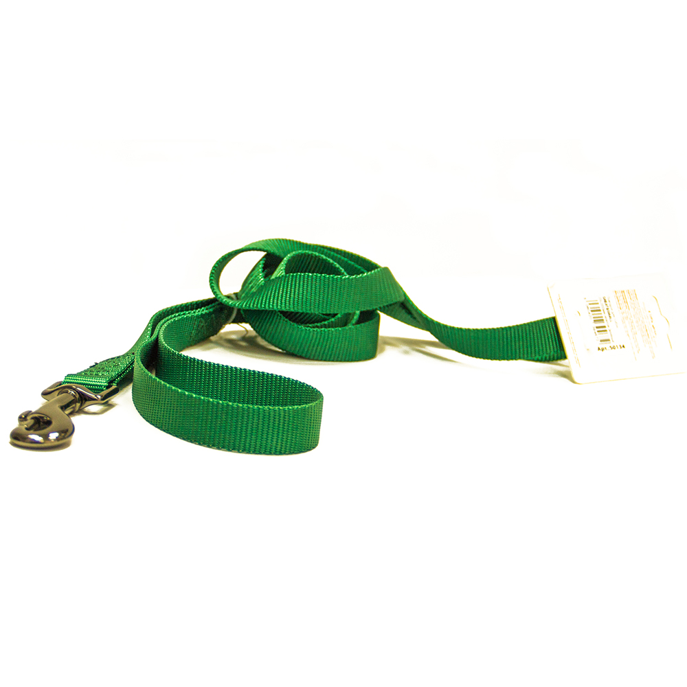 ПР0041979 Поводок для собак 10x1200мм нейлон Зелёный Great&Small 