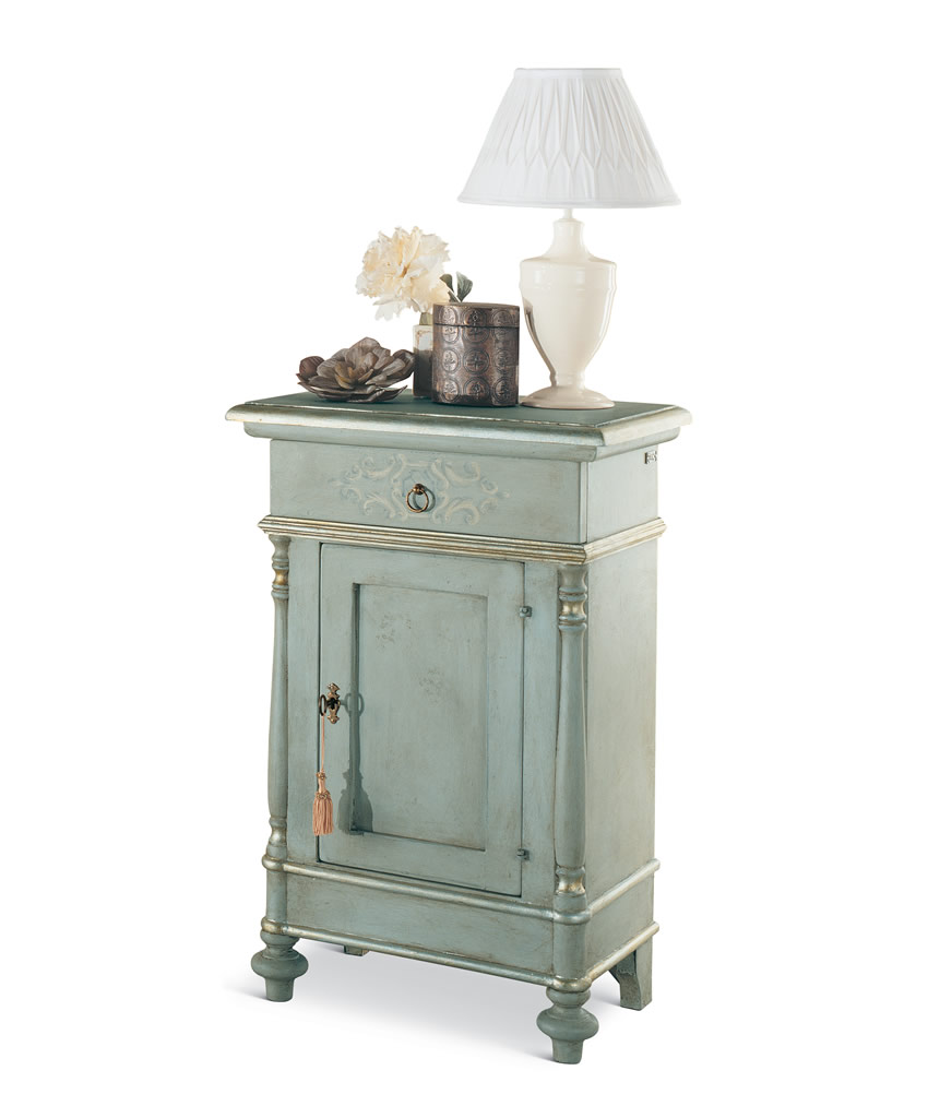 2823 Tifernoit Прикроватный столик с точеными колоннами Zona Notte  - Вид №1